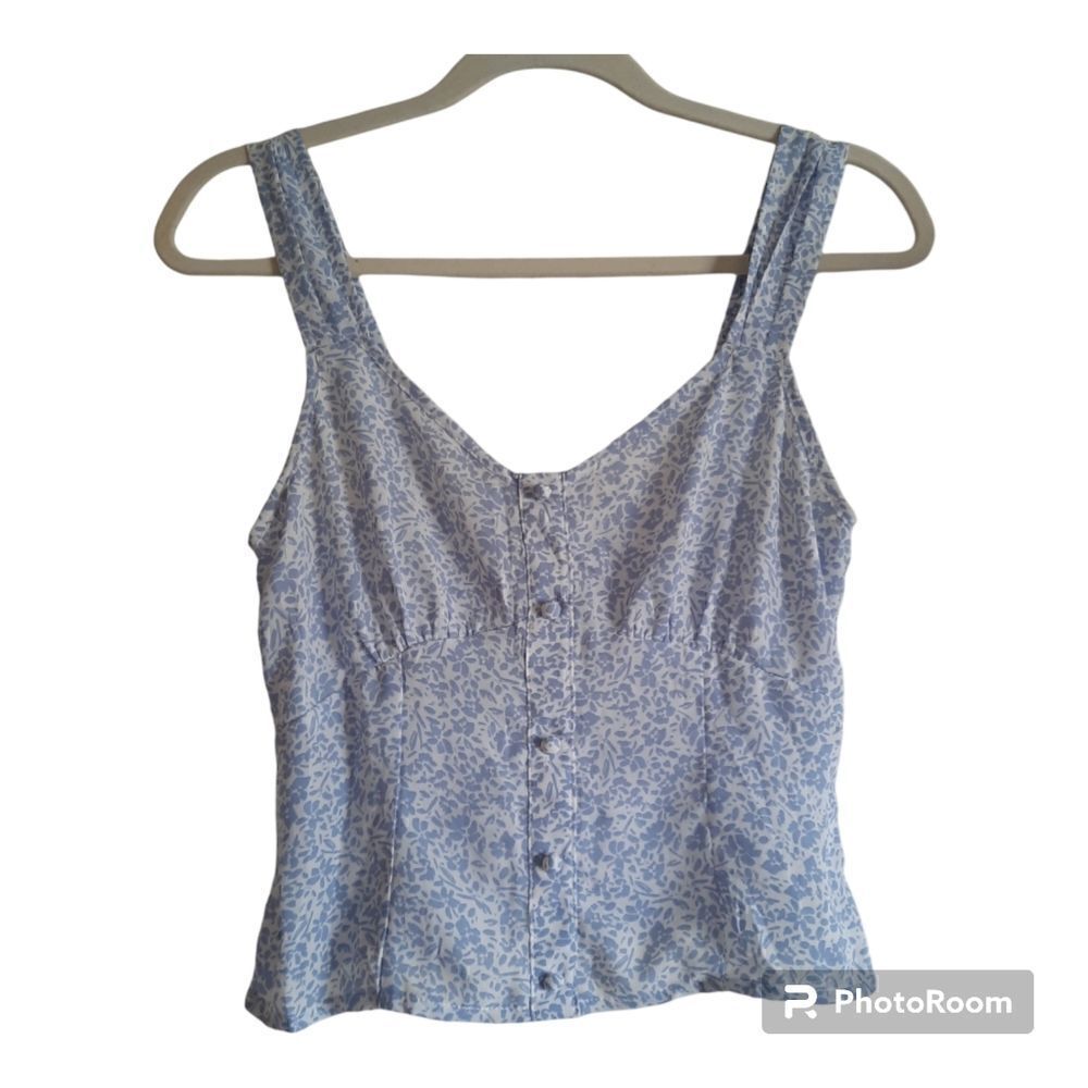 Sienna Sky Floral Smocked Back Tank Top
